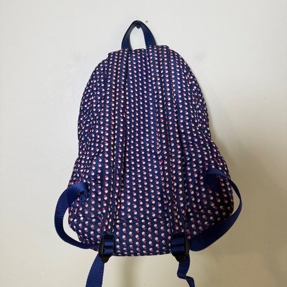 Marc Jacobs M0013564 Quilted Polka Dot Large Backpack Size Large Navy Blue Multi main image 5